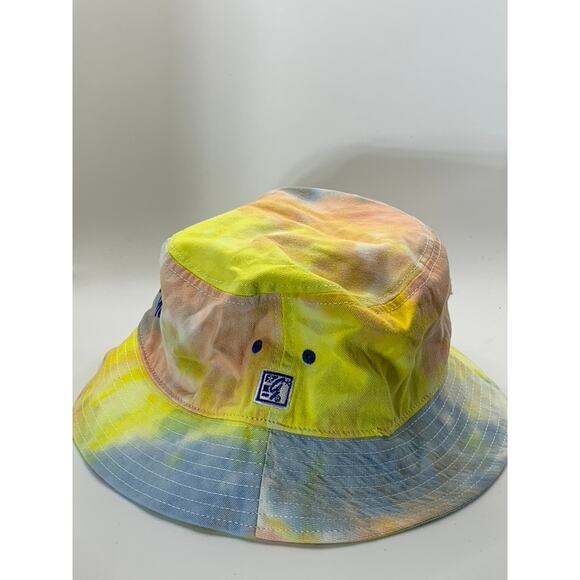 THE GAME Unisex Yellow/Orange/Blue Captain Morgan Tie-Dye Bucket Hat OS - Picture 3 of 8